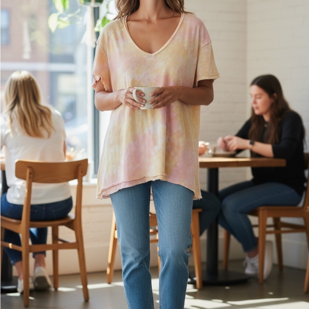 We The Free Multicolor Knit Sweatshirt Top